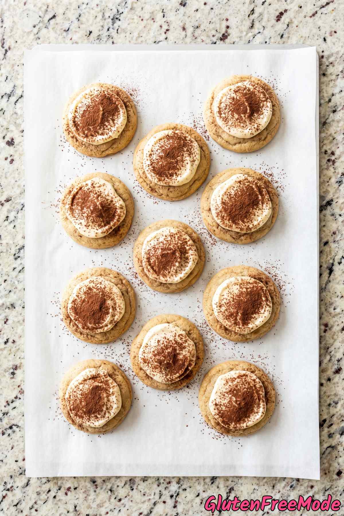 Perfect gluten free tiramisu cookies