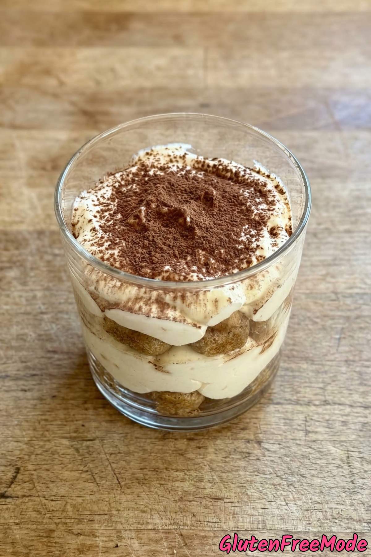 Velvety gluten free tiramisu cups