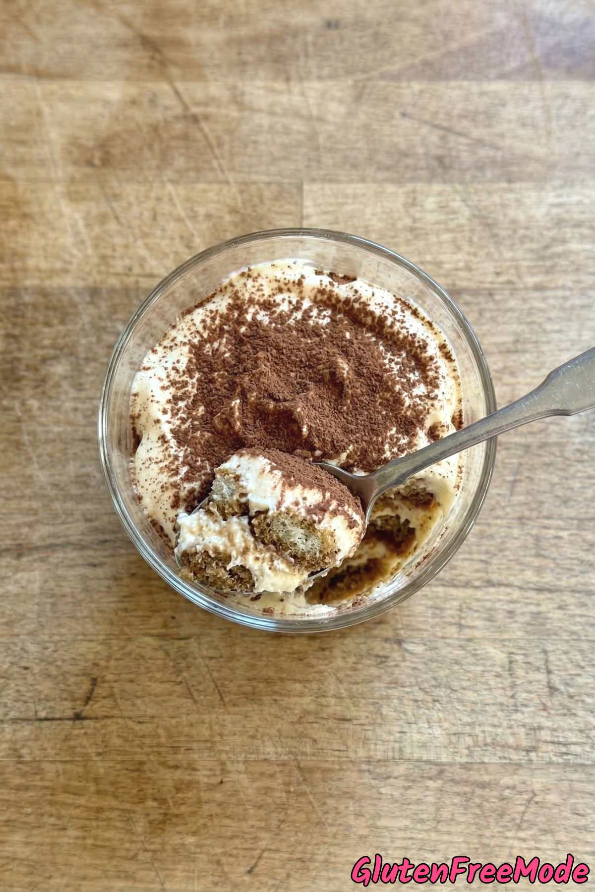 Easy gluten free tiramisu cups dessert