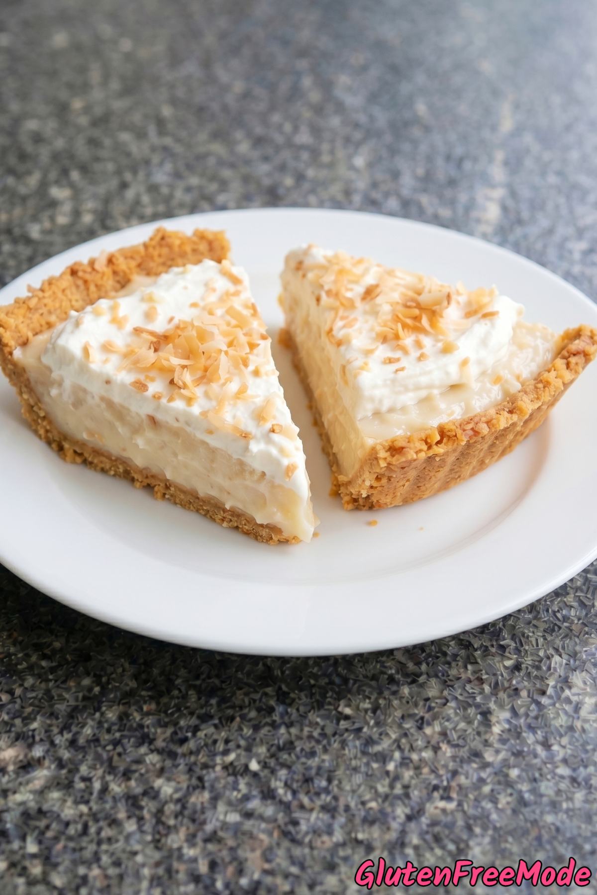 Gorgeous gluten free toasted coconut cream pie