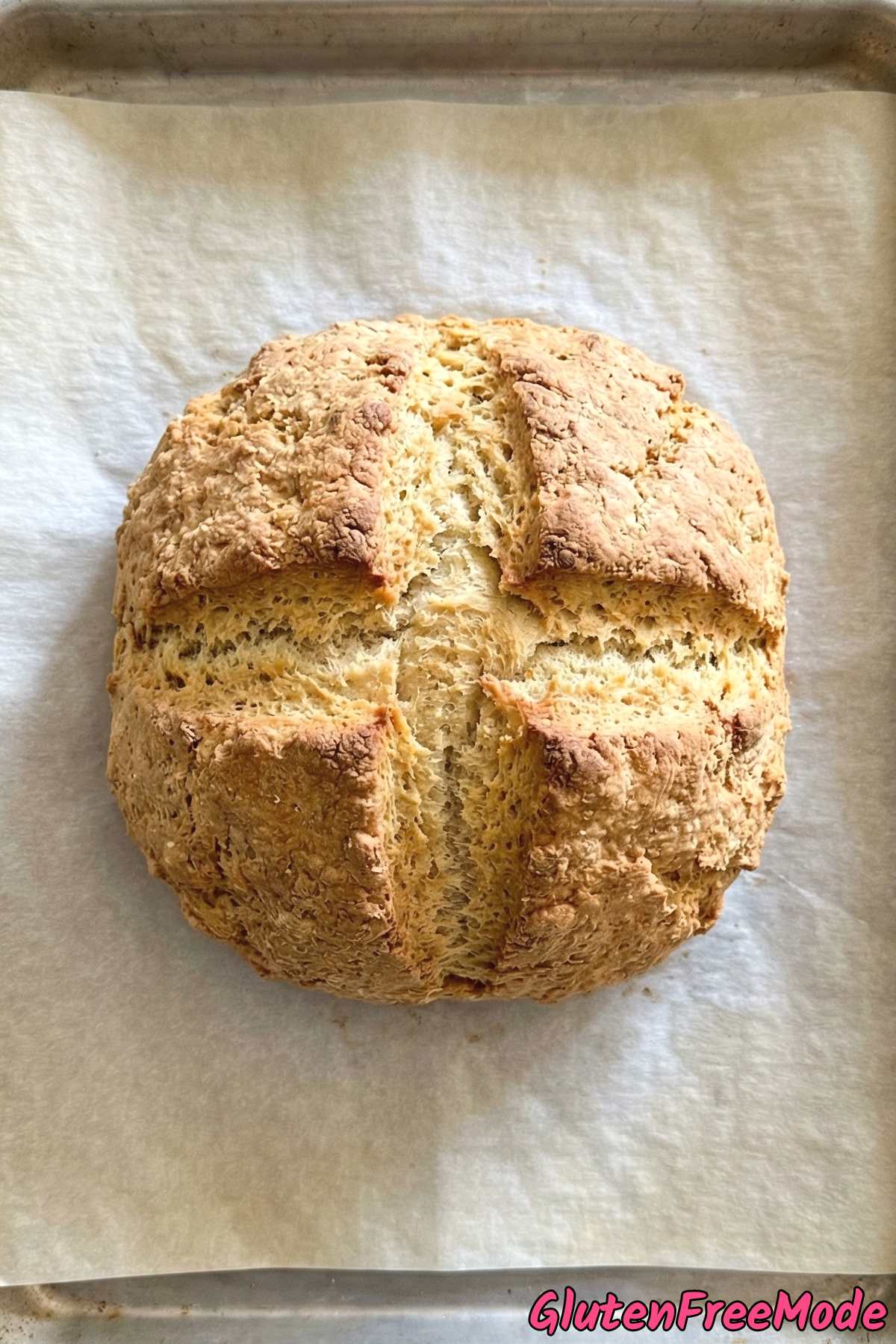 Wholesome gluten free traditional soda bread