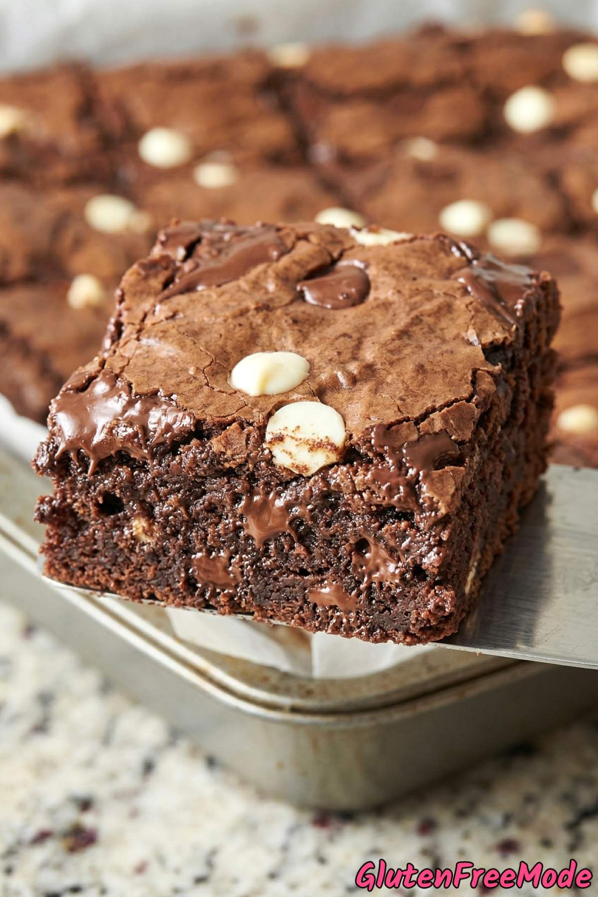 Mouthwatering gluten free triple chocolate brownies