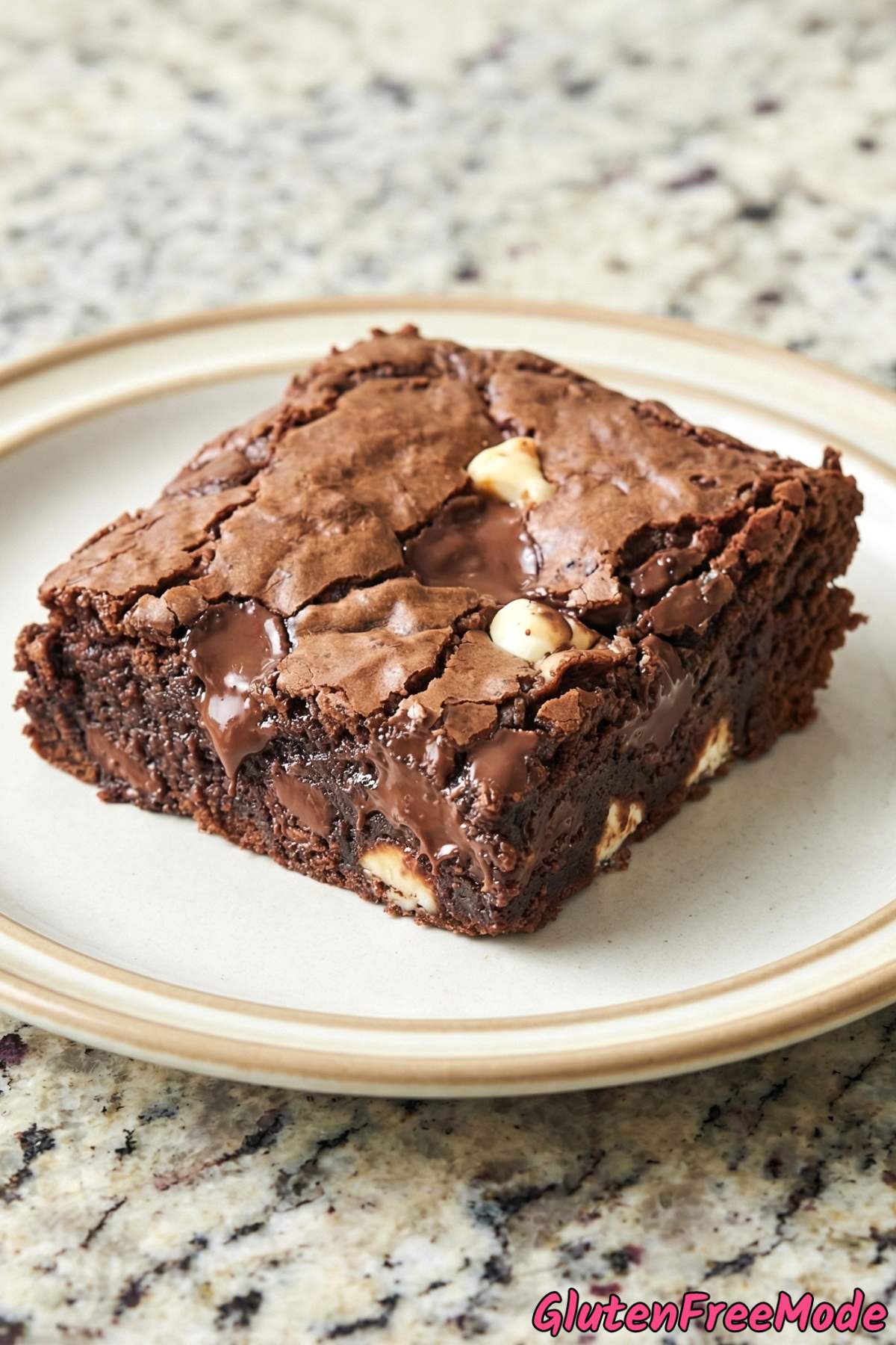Irresistible gluten free triple chocolate brownies