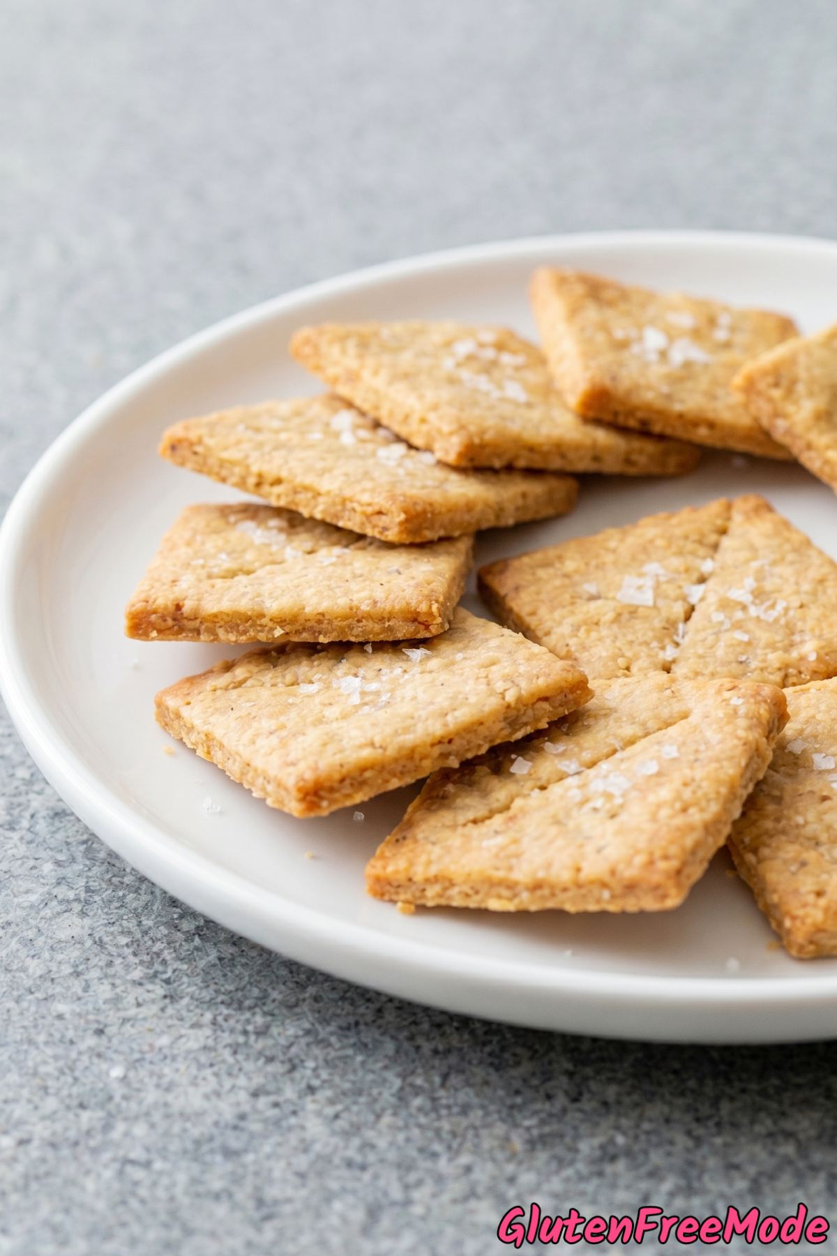Homemade gluten free truffle parmesan crackers