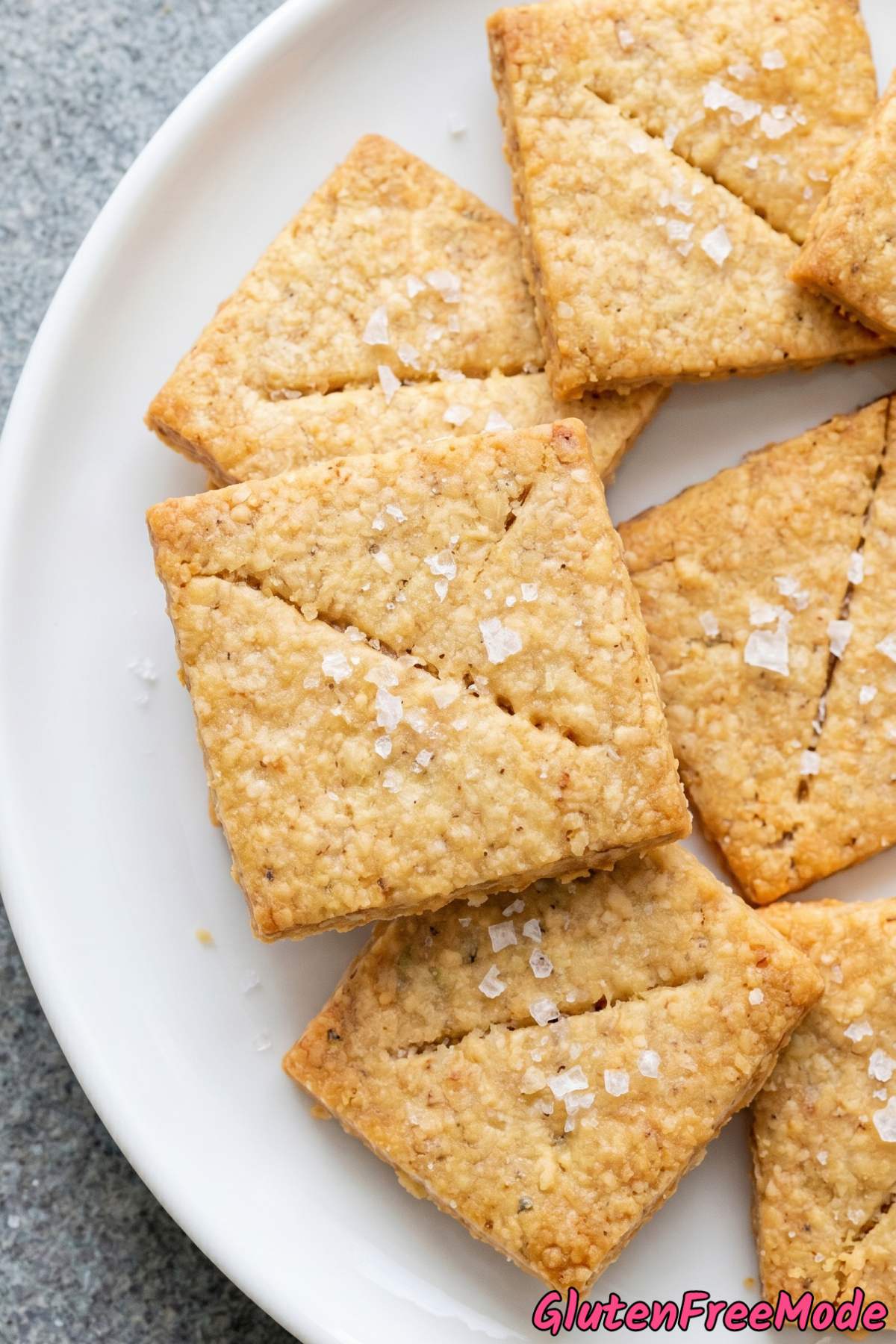 Aromatic gluten free truffle parmesan crackers
