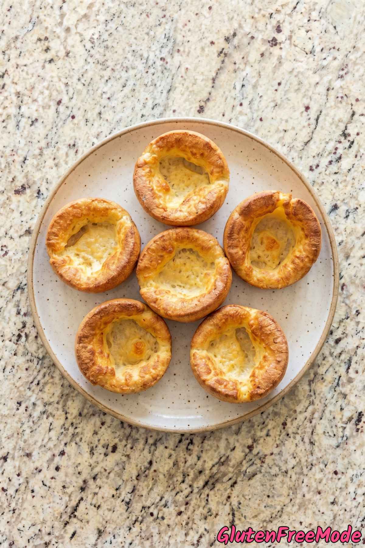 Perfect risen gluten free Yorkshire puddings