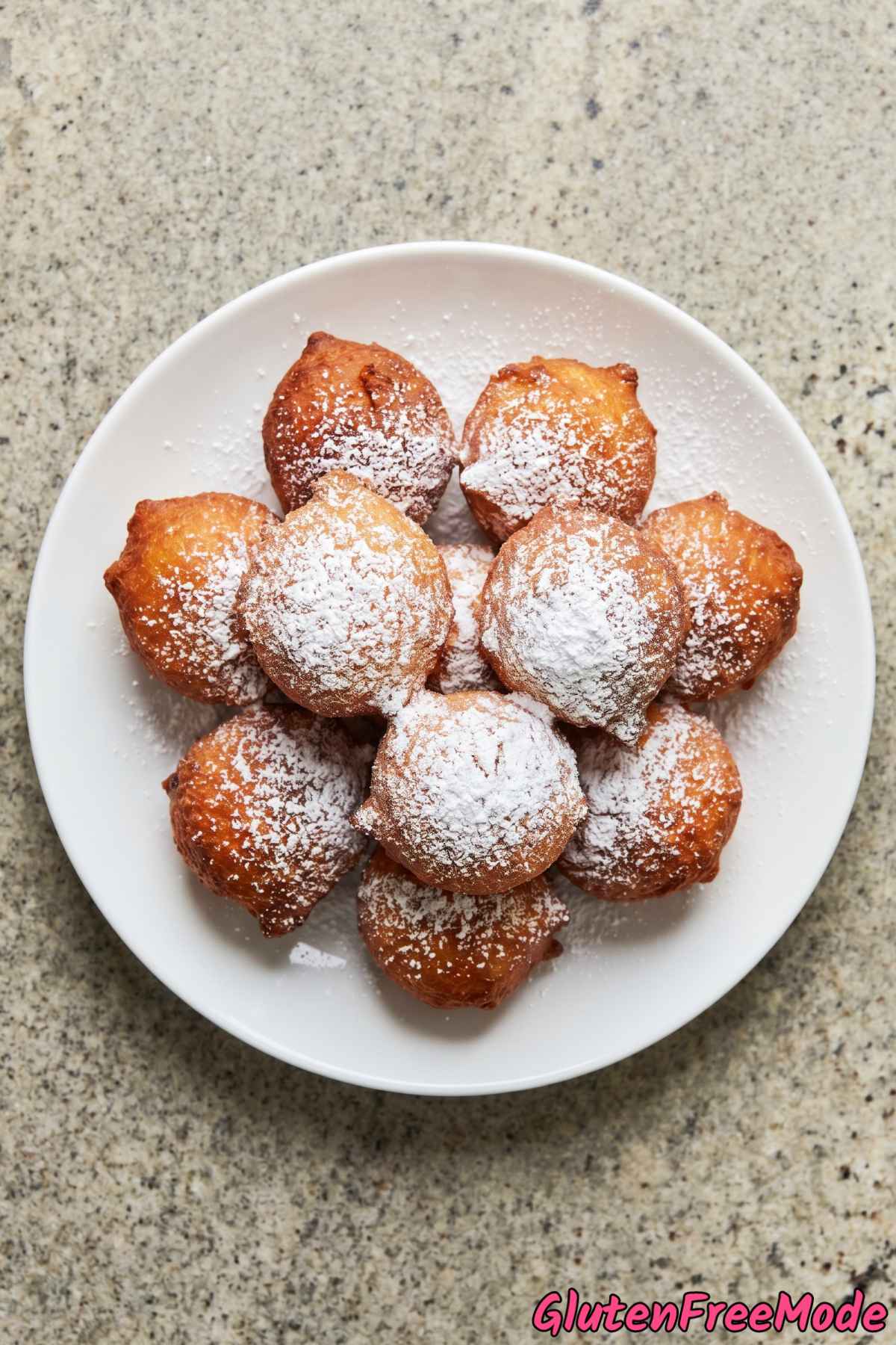Crispy homemade gluten free zeppole