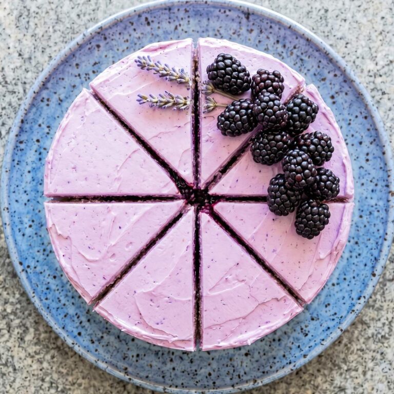 Gluten Free Blackberry Lavender Layer Cake