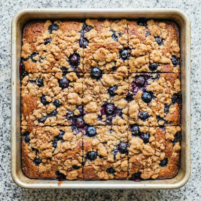 Gluten Free Blueberry Buckle Cake