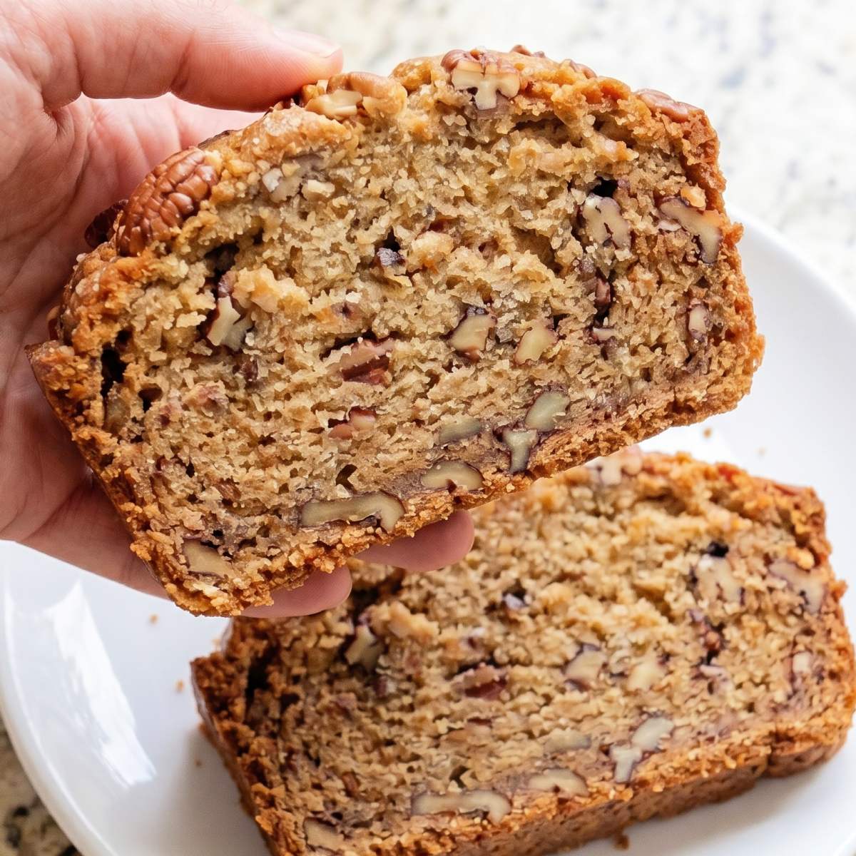 Gluten Free Browned Butter Pecan Cookie Bread