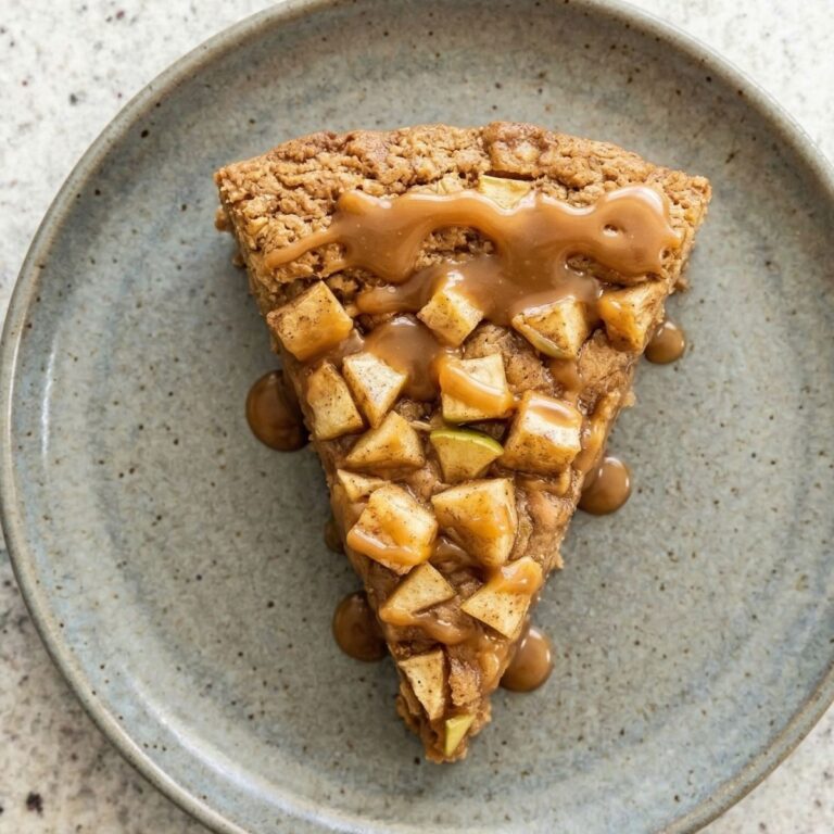 Gluten Free Caramel Apple Skillet Cookie