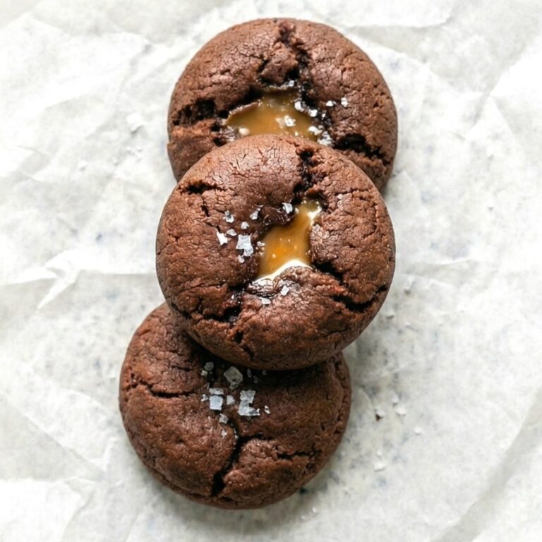 Gluten Free Caramel Stuffed Chocolate Cookies