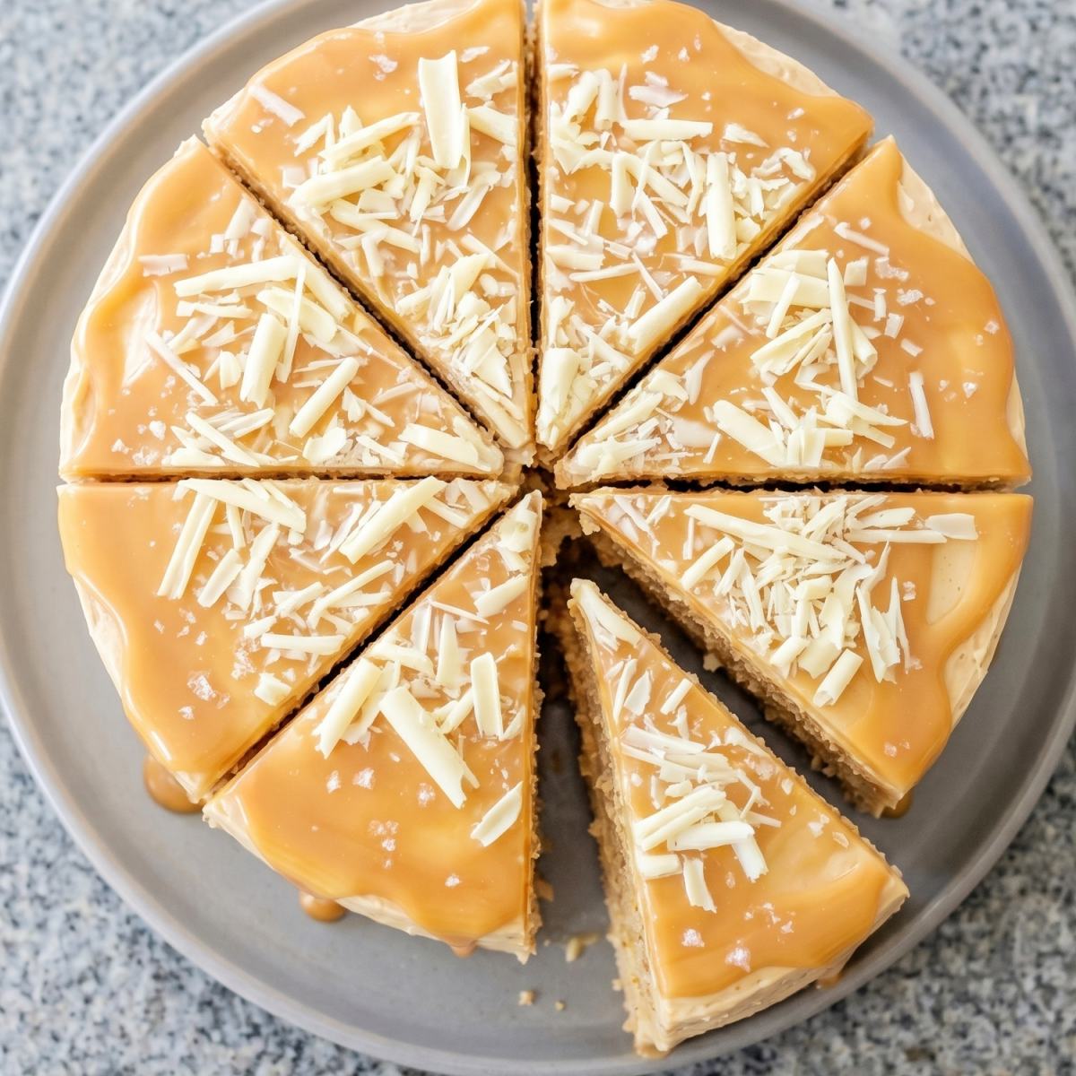 Gluten Free Caramelized White Chocolate Layer Cake