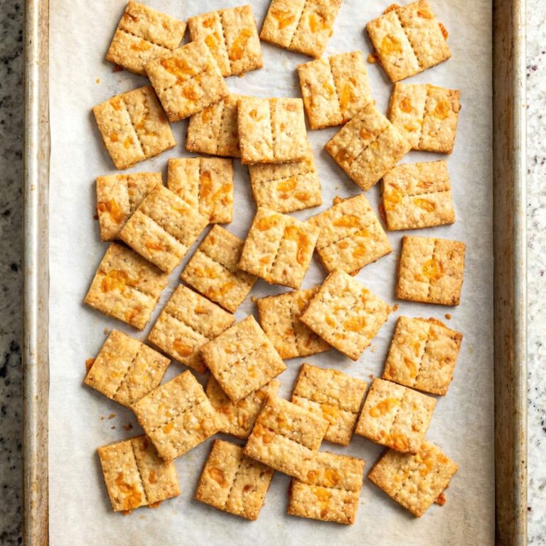 Gluten Free Cheddar Cheese Crackers