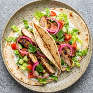 Gluten Free Chicken Shawarma Wraps