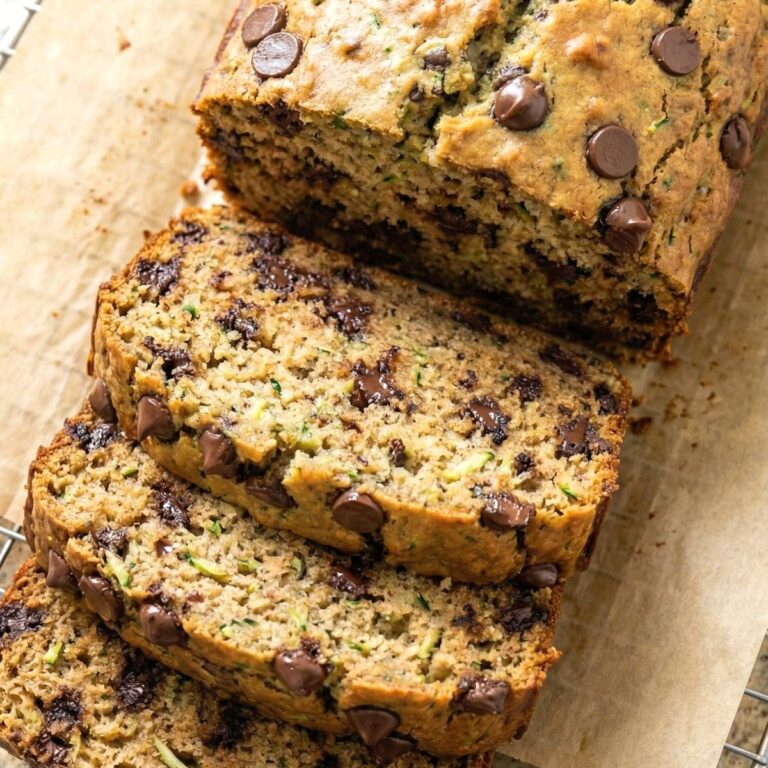 Gluten Free Chocolate Chip Zucchini Loaf