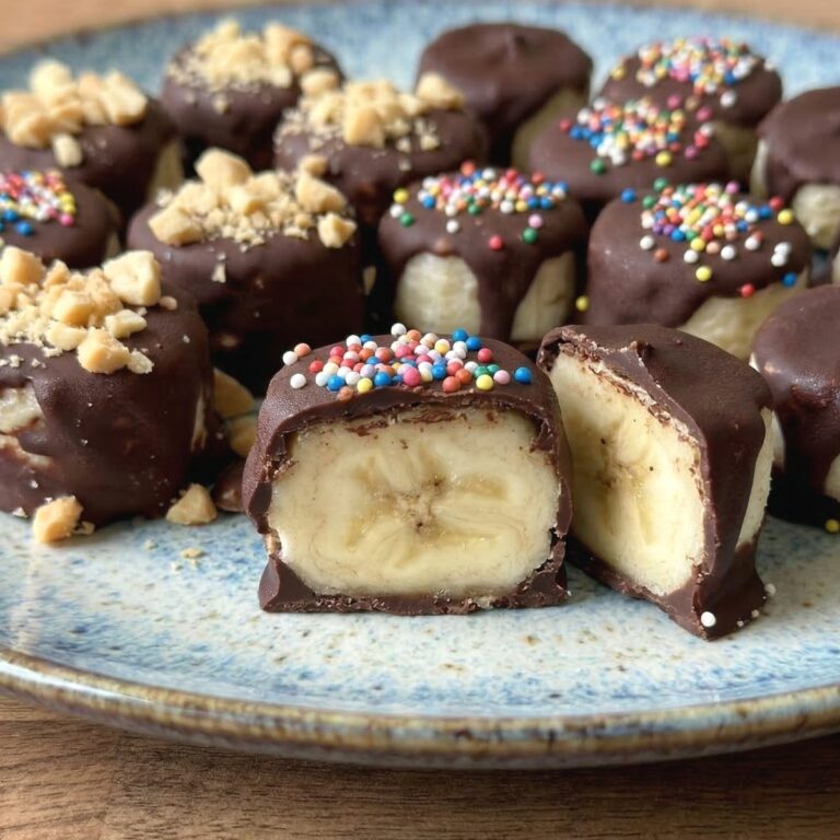 Gluten Free Chocolate Covered Banana Bites