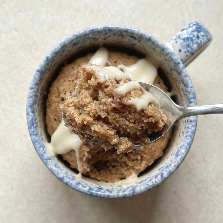 Gluten Free Cinnamon Roll Mug Cake