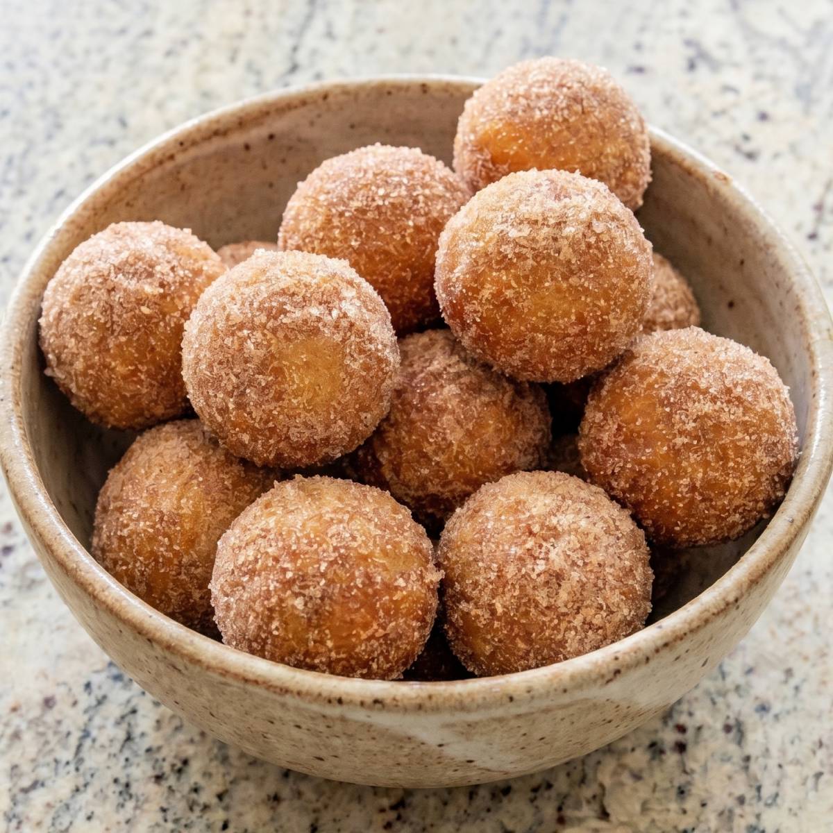 Gluten Free Cinnamon Sugar Donut Holes