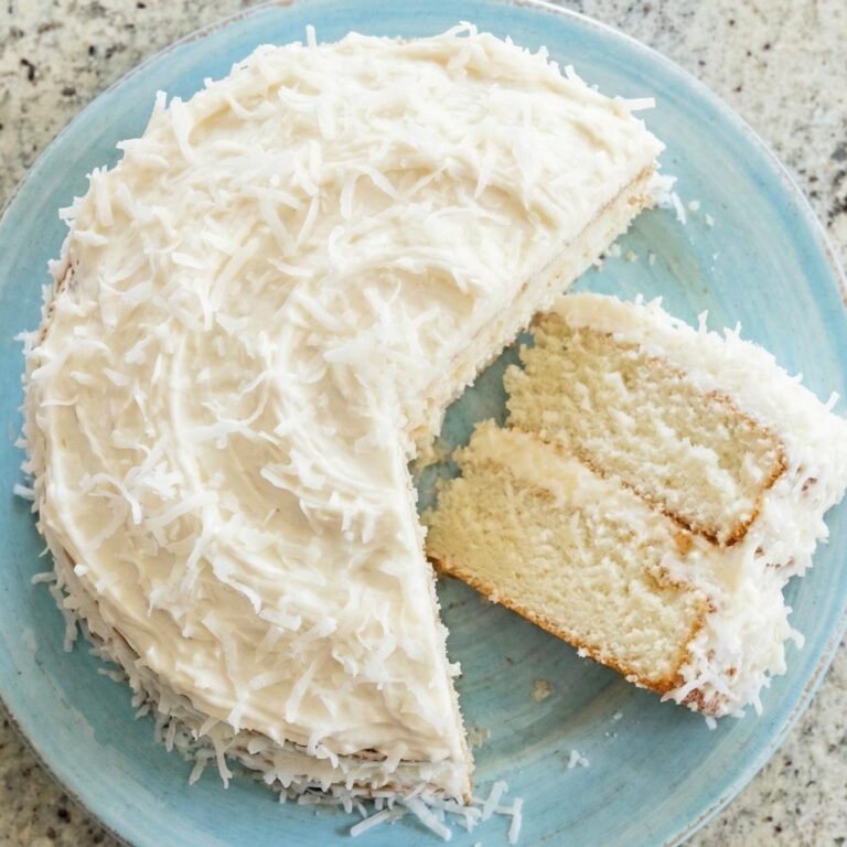 Gluten Free Coconut Layer Cake