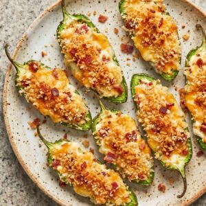 Gluten Free Crispy Bacon Jalapeno Poppers