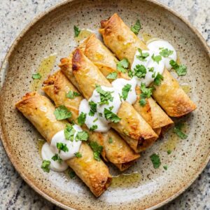 Gluten Free Crispy Chicken Taquitos