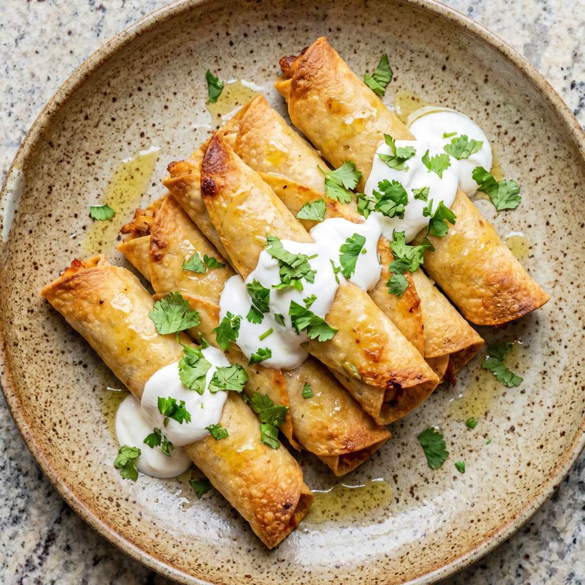 Gluten Free Crispy Chicken Taquitos