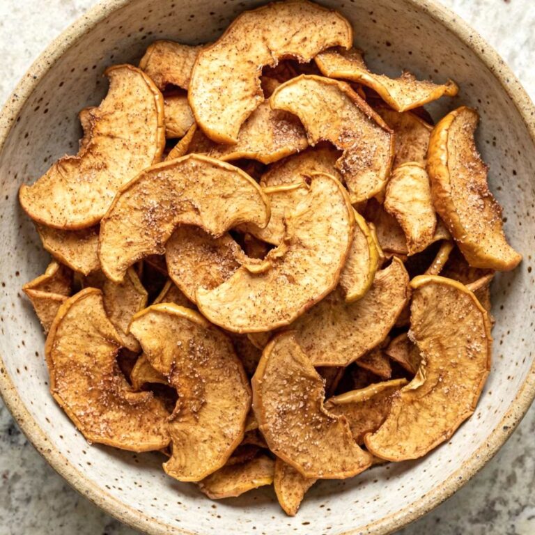 Gluten Free Crispy Cinnamon Apple Chips
