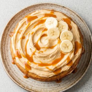 Gluten Free Dulce de Leche Banana Cake
