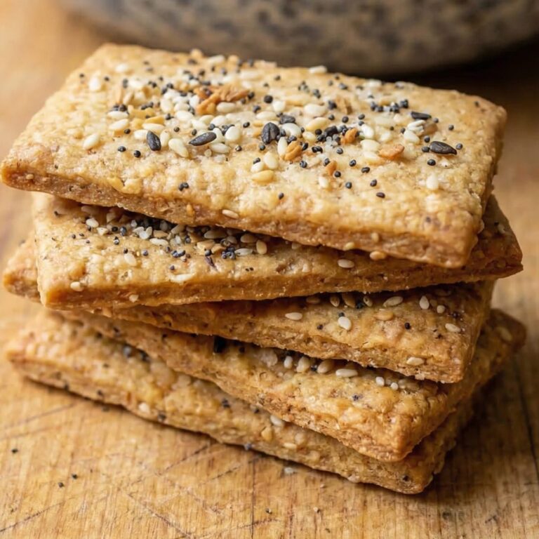 Gluten Free Everything Bagel Crackers