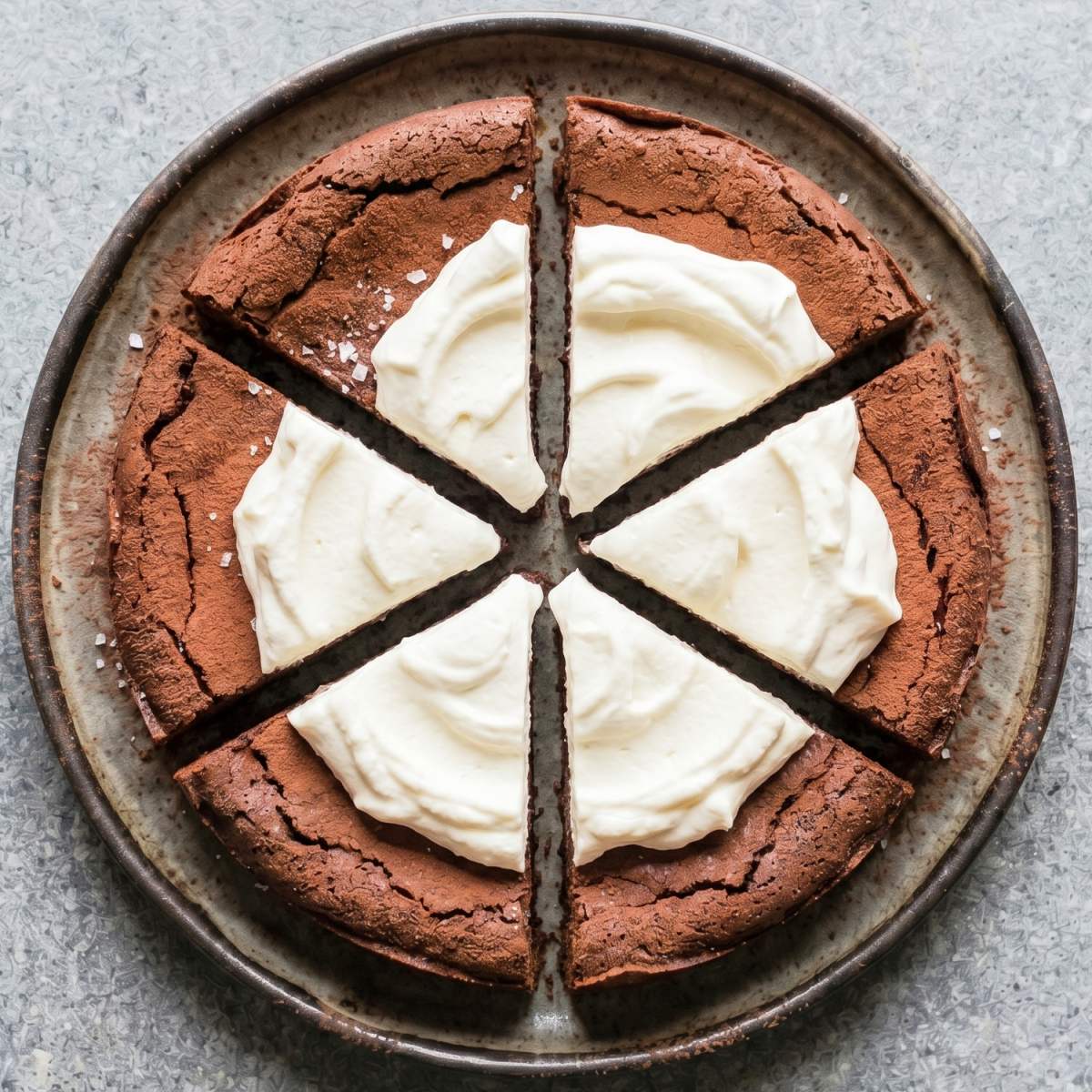 Gluten Free Flourless Espresso Chocolate Torte