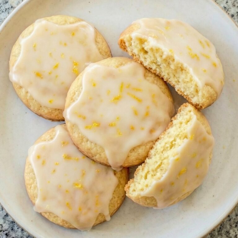 Gluten Free Glazed Lemon Cookies