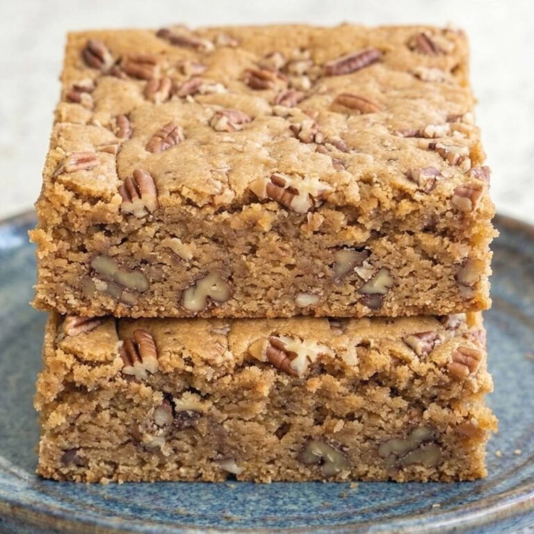 Gluten Free Maple Pecan Blondies