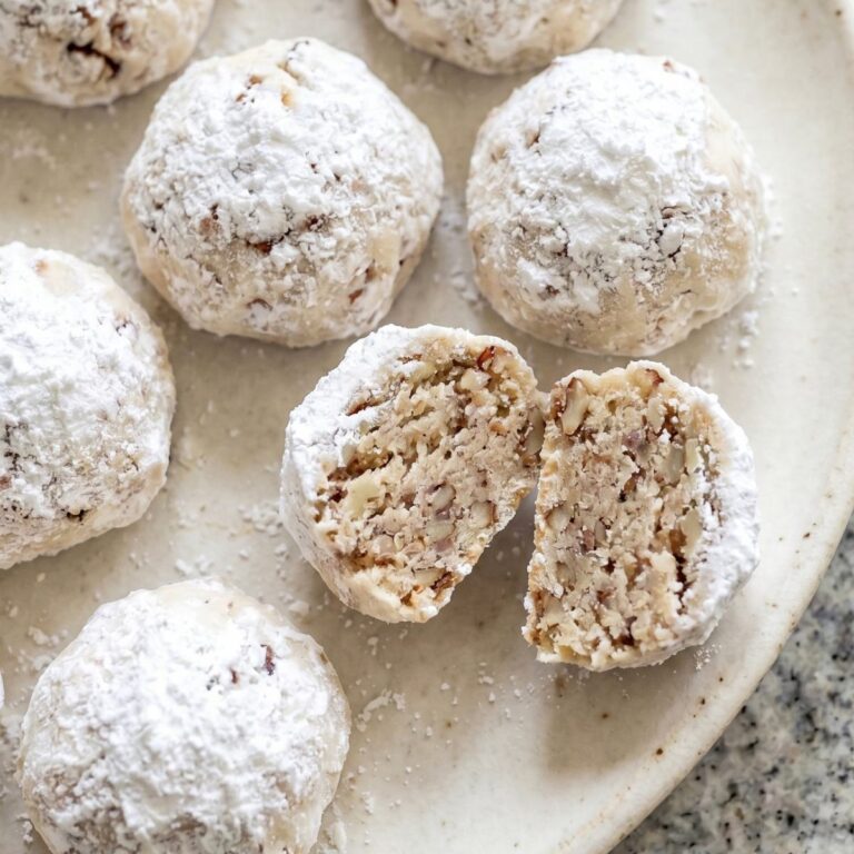 Gluten Free Mexican Wedding Cookies