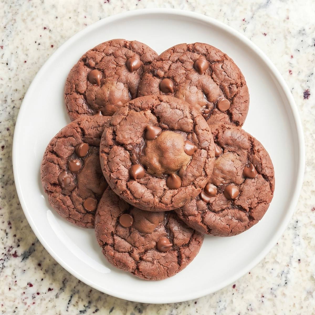 Gluten Free Mochi Stuffed Chocolate Cookies