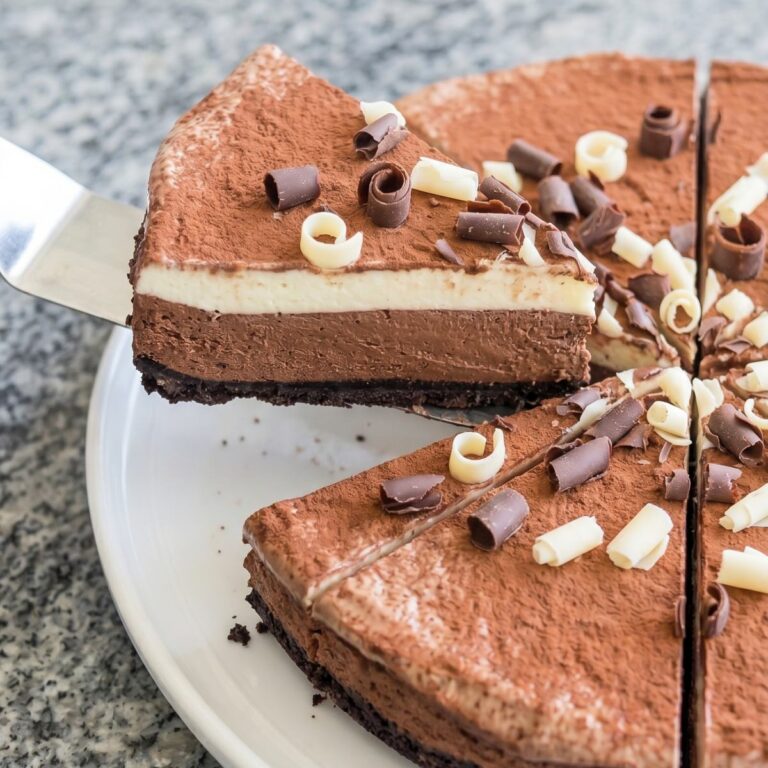Gluten Free No Bake Chocolate Mousse Cake
