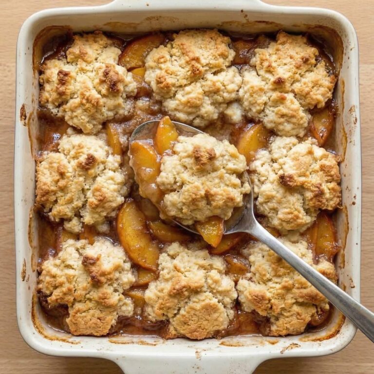 Gluten Free Peach Cobbler