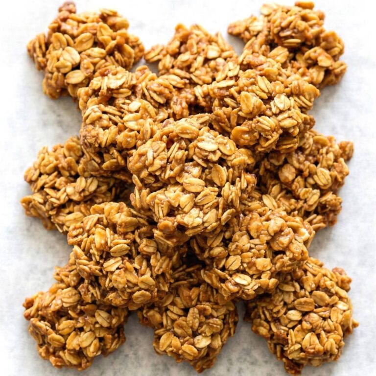 Gluten Free Peanut Butter Oat Clusters