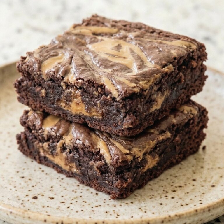 Gluten Free Peanut Butter Swirl Brownies