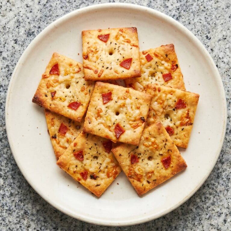 Gluten Free Pizza Crackers