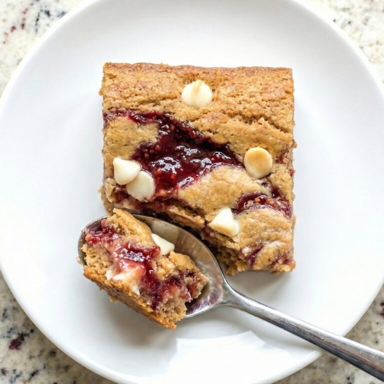 Gluten Free Raspberry Swirl Blondies