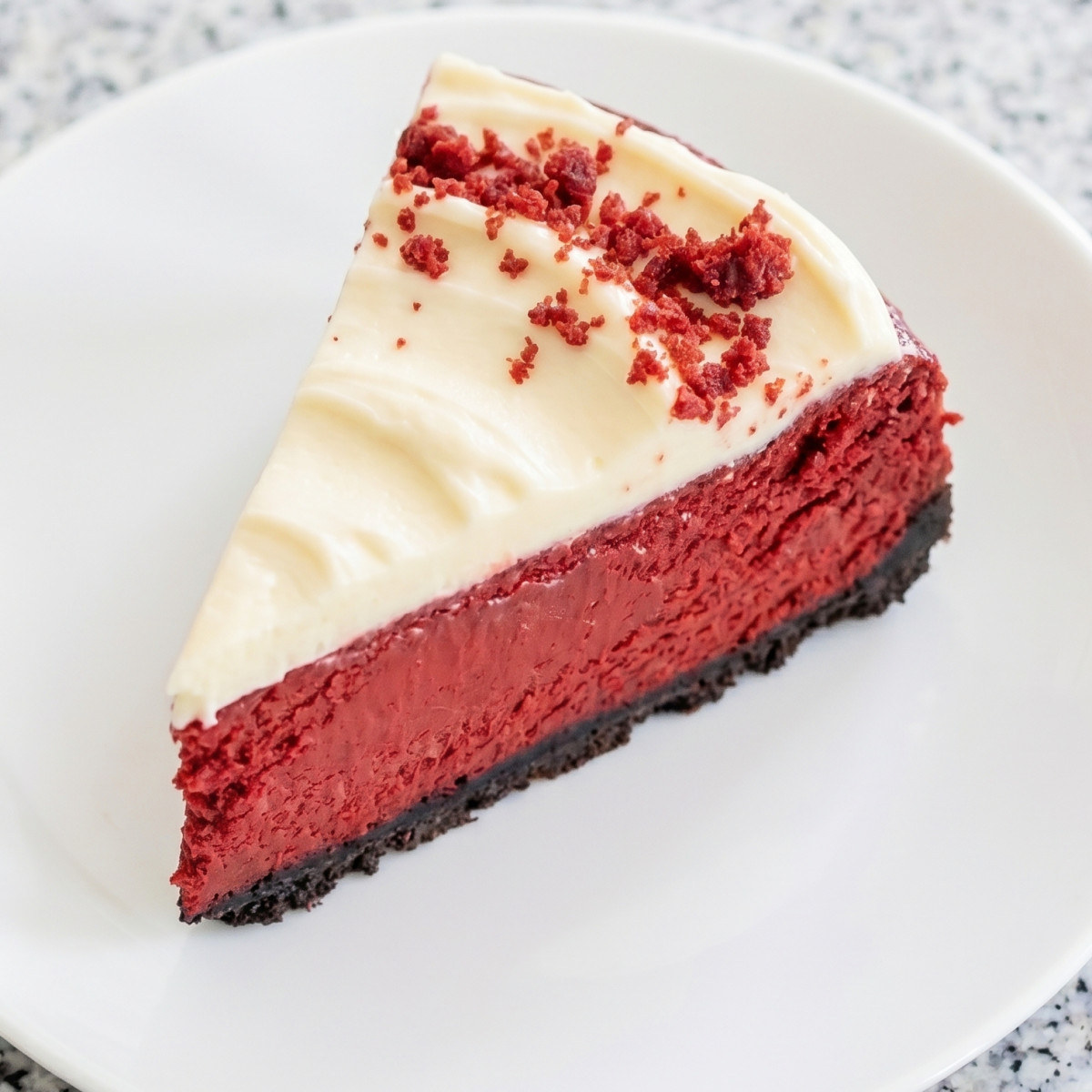 Gluten Free Red Velvet Cheesecake