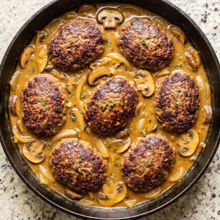 Gluten Free Salisbury Steak