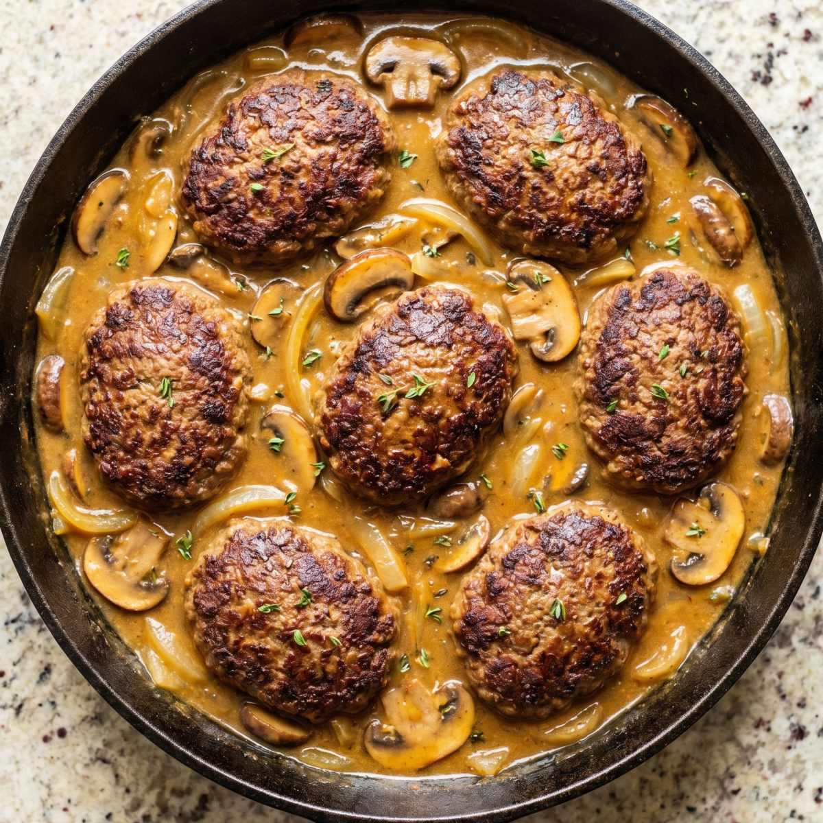Gluten Free Salisbury Steak