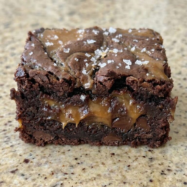 Gluten Free Salted Caramel Brownies
