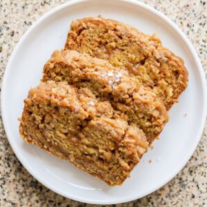 Gluten Free Salted Caramel Cookie Crumble Bread