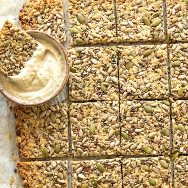 Gluten Free Savory Seed Crackers