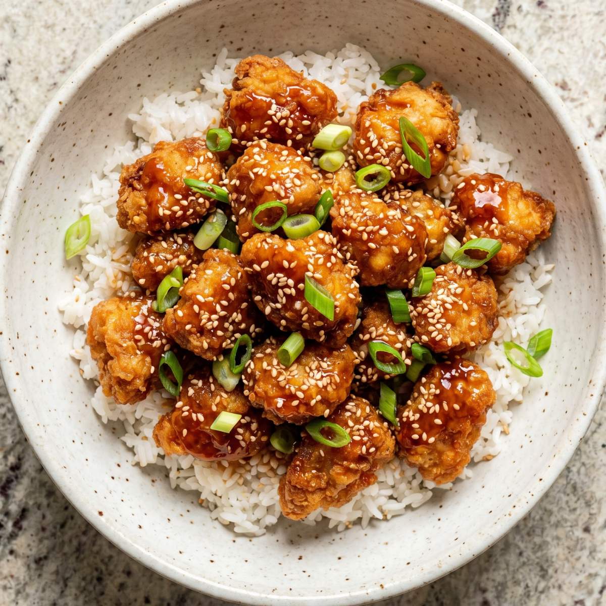 Gluten Free Sesame Chicken
