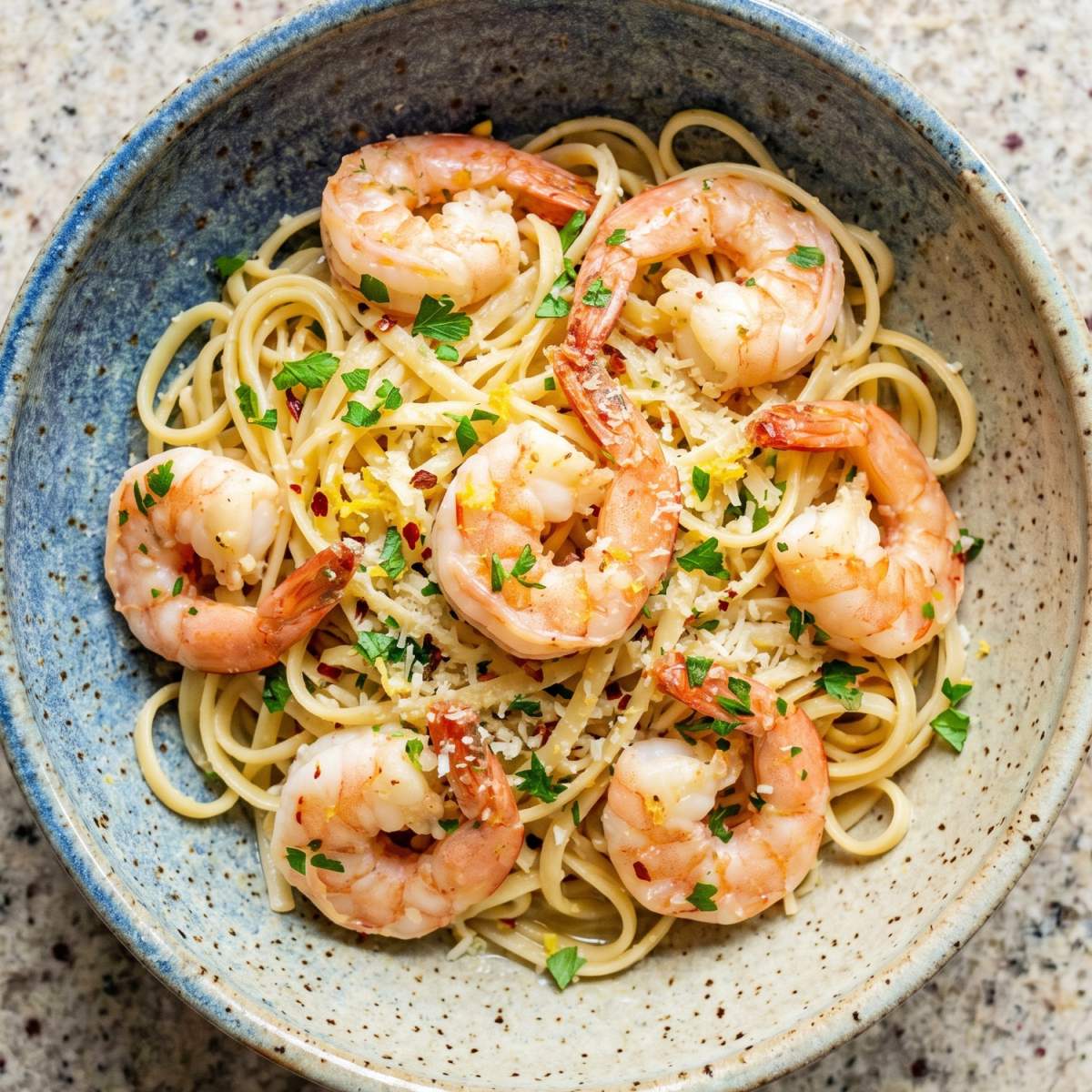 Gluten Free Shrimp Scampi Pasta