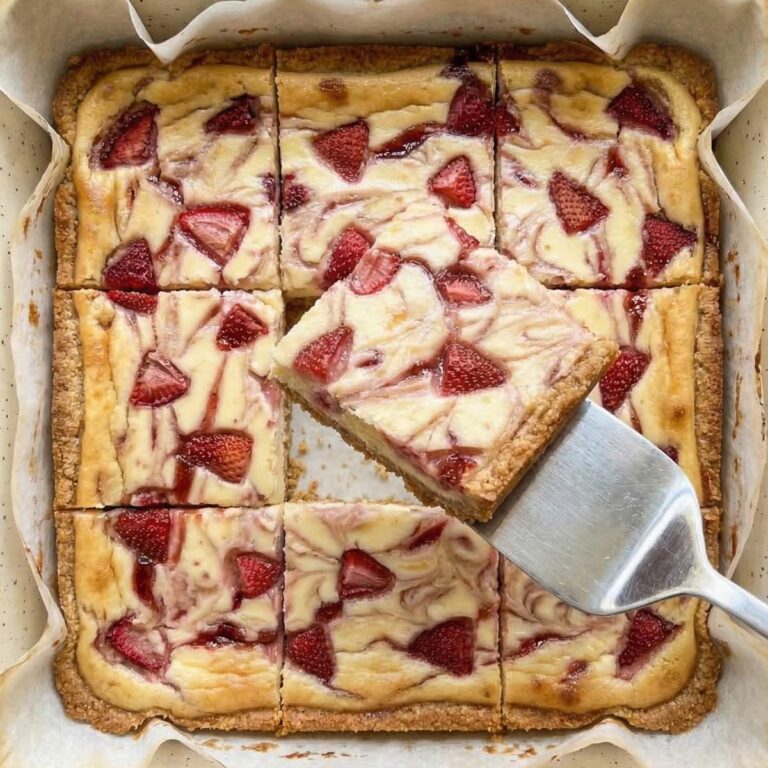 Gluten Free Strawberry Cheesecake Bars